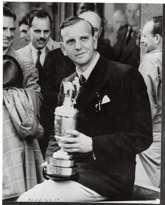 Framed Print : Richard Burton the Golfer Posing and Holding Trophy Framed Print : Richard Burton the Golfer Posing and Holding Trophy