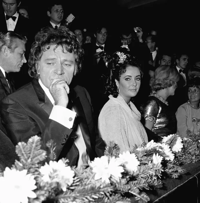 Framed Print : Richard Burton and Liz Talyor at Benefit Framed Print : Richard Burton and Liz Talyor at Benefit
