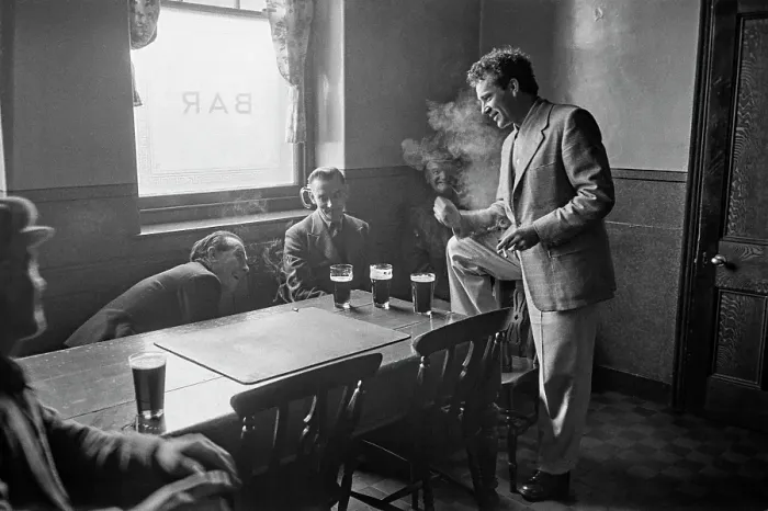 Framed Print : Richard Burton At The Miner's Arms Framed Print : Richard Burton At The Miner's Arms