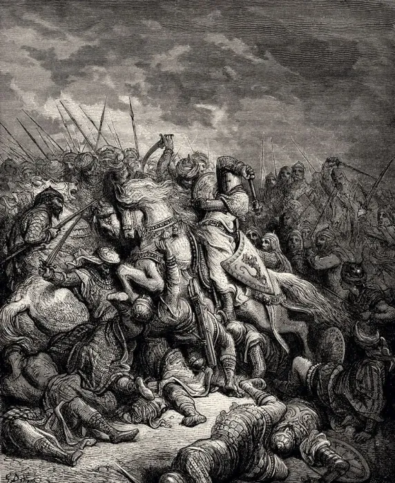 Framed Print : RICHARD CA UR DE LION AT THE BATTLE OF ARSUR / ARSUF (XXXL) Framed Print : RICHARD CA UR DE LION AT THE BATTLE OF ARSUR / ARSUF (XXXL)