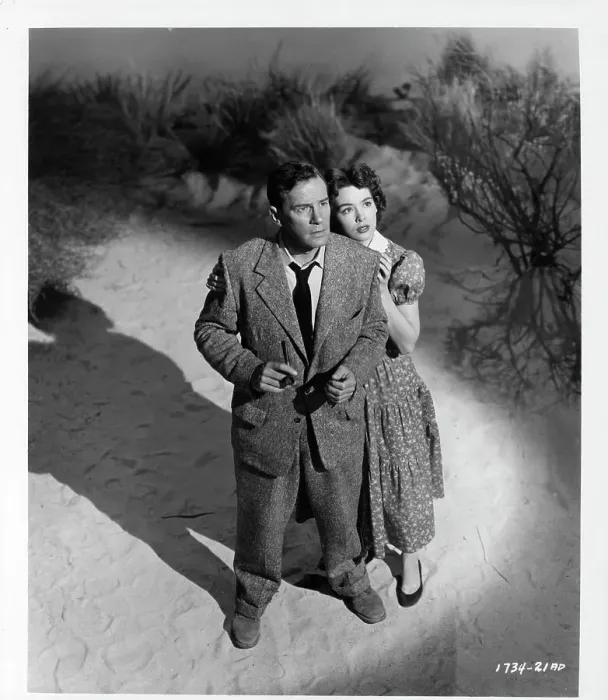Framed Print : Richard Carlson And Barbara Rush In It Came From Outer Space Framed Print : Richard Carlson And Barbara Rush In It Came From Outer Space