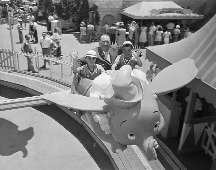 Framed Print : Richard Daley and Sons on Dumbo Ride Framed Print : Richard Daley and Sons on Dumbo Ride