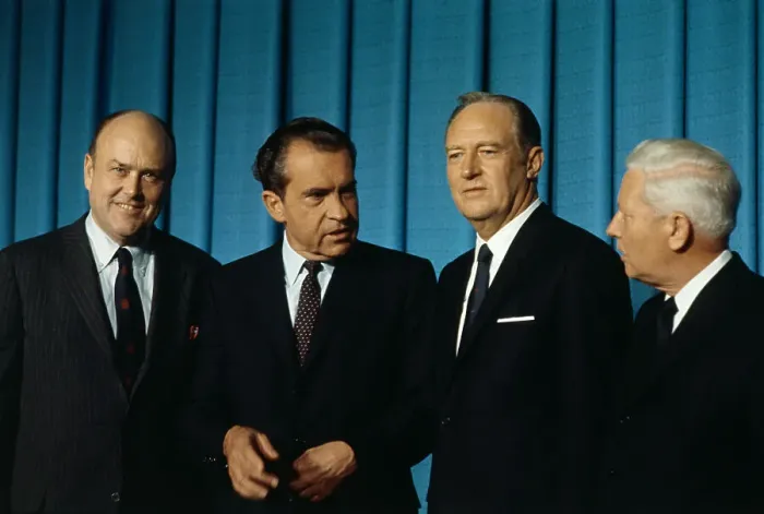 Framed Print : Richard Nixon and His All Republican Cabinet Framed Print : Richard Nixon and His All Republican Cabinet
