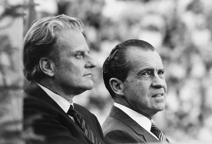 Framed Print : Richard Nixon with Billy Graham Framed Print : Richard Nixon with Billy Graham