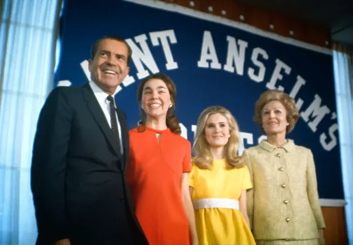 Framed Print : Richard Nixon and Family Greeting Supporters Framed Print : Richard Nixon and Family Greeting Supporters