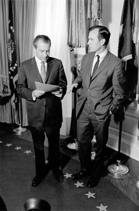 Framed Print : Richard Nixon George H.W. Bush Framed Print : Richard Nixon George H.W. Bush