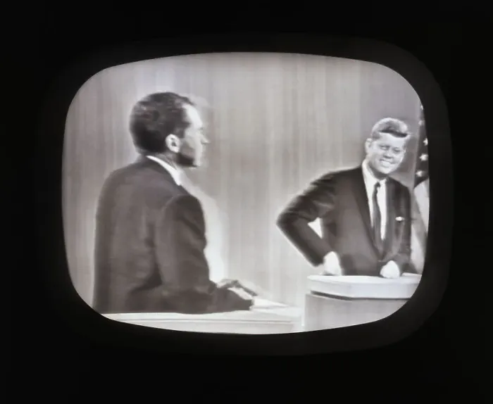 Framed Print : Richard Nixon and John F. Kennedy Debate Framed Print : Richard Nixon and John F. Kennedy Debate