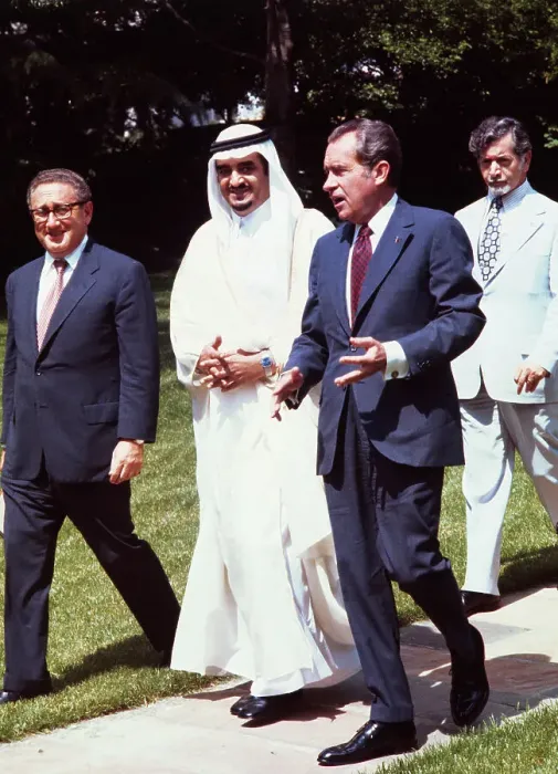 Framed Print : Richard Nixon and Prince Fahd Framed Print : Richard Nixon and Prince Fahd