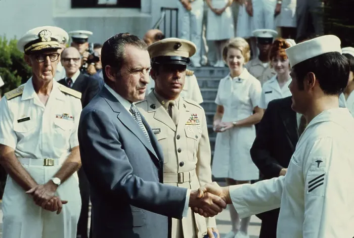 Framed Print : Richard Nixon Shaking Hands Framed Print : Richard Nixon Shaking Hands