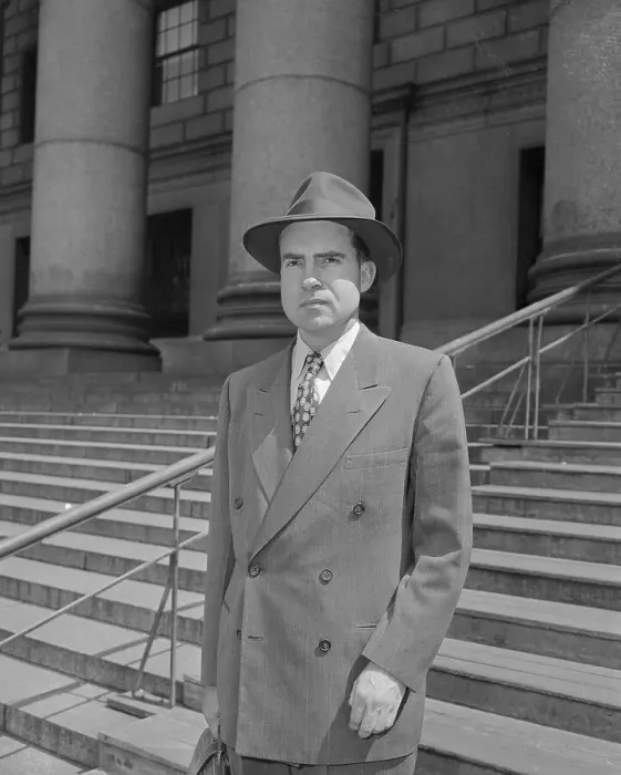 Framed Print : Richard Nixon Standing on Steps Framed Print : Richard Nixon Standing on Steps