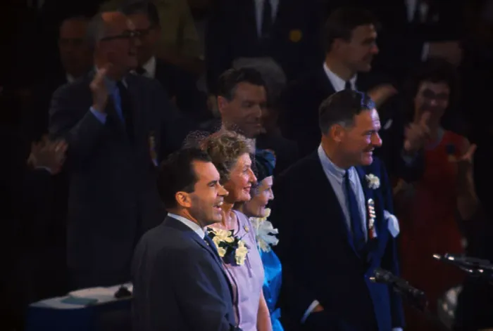 Framed Print : Richard Nixon with Wife and Others at National Convention Framed Print : Richard Nixon with Wife and Others at National Convention