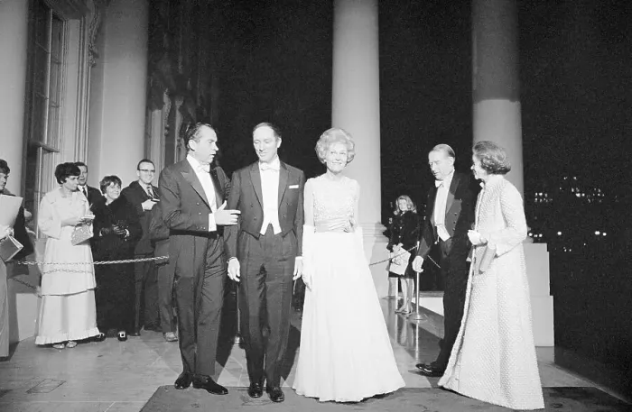 Framed Print : Richard Nixon and Wife Welcoming Pierre Trudeau Framed Print : Richard Nixon and Wife Welcoming Pierre Trudeau