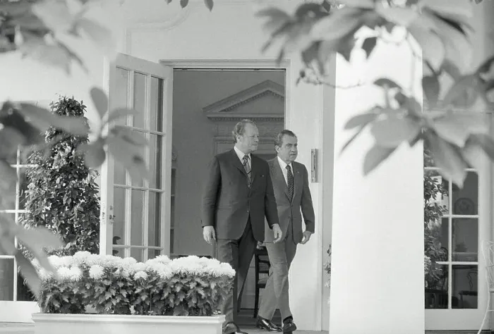 Framed Print : Richard Nixon and Wily Brandt Framed Print : Richard Nixon and Wily Brandt