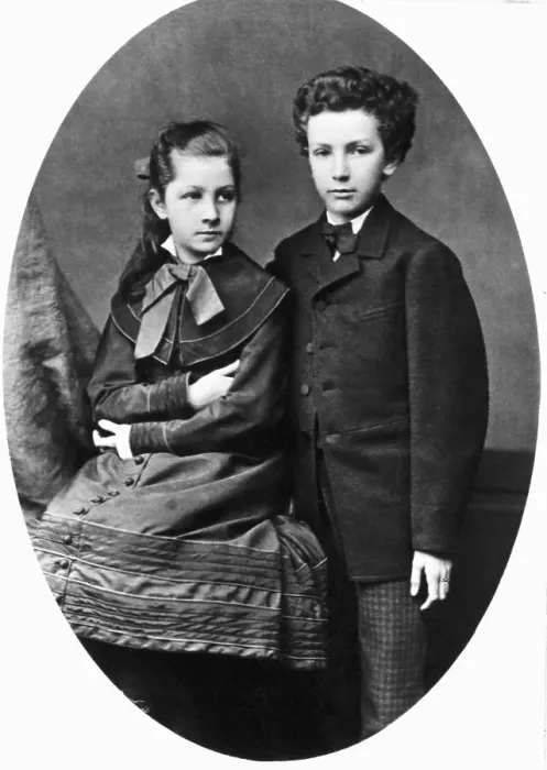Framed Print : Richard Strauss And His Sister Framed Print : Richard Strauss And His Sister