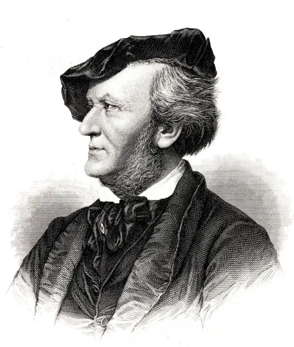 Framed Print : Richard Wagner, german composer