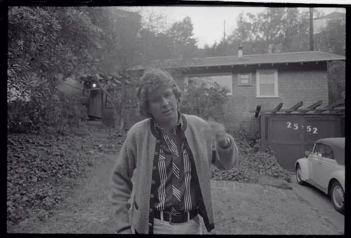 Framed Print : Richard Wright Outside Home of Peter Duel