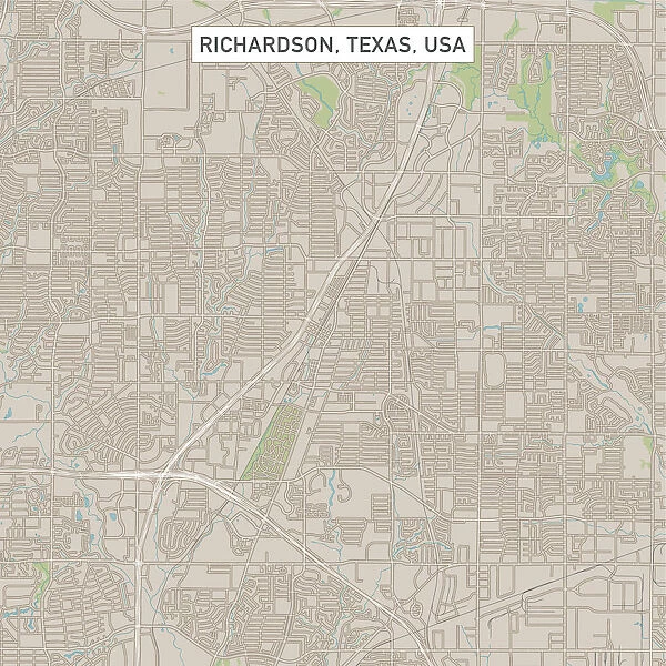 Richardson Texas US City Street Map