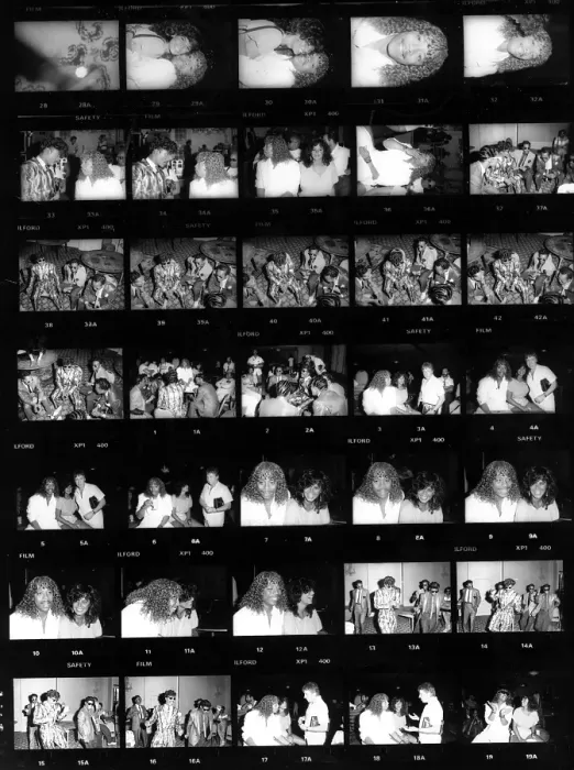 Framed Print : Rick James Contact Sheet Framed Print : Rick James Contact Sheet