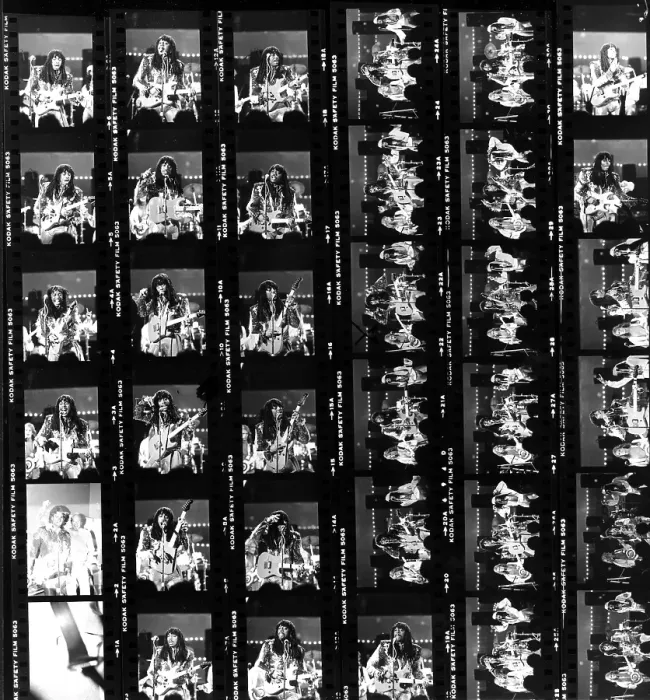 Framed Print : Rick James Contact Sheet Framed Print : Rick James Contact Sheet
