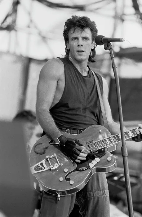 Framed Print : Rick Springfield At Live Aid