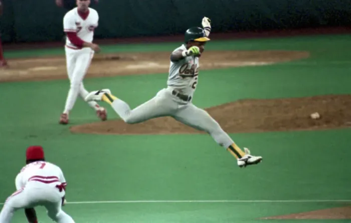 Framed Print : Rickey Henderson Jumping Over Ball Framed Print : Rickey Henderson Jumping Over Ball
