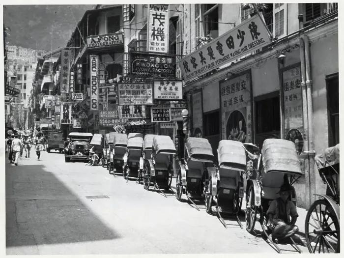 Framed Print : Rickshaws Parked on Street Framed Print : Rickshaws Parked on Street