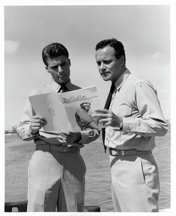 Framed Print : Ricky Nelson And Jack Lemmon In The Wackiest Ship In The Army Framed Print : Ricky Nelson And Jack Lemmon In The Wackiest Ship In The Army