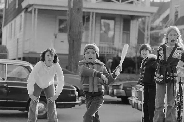 Framed Print : Ricky Shroeder Playing Softball with Friends Framed Print : Ricky Shroeder Playing Softball with Friends