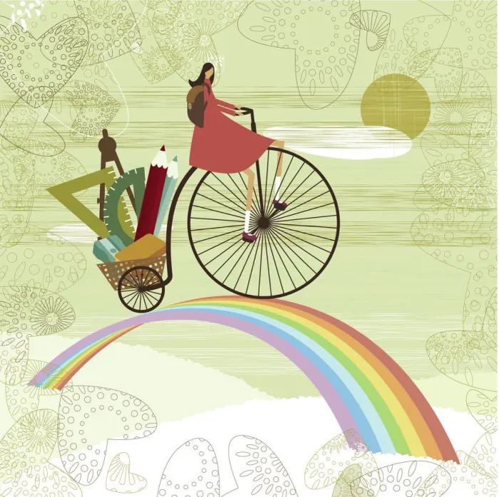 Framed Print : Riding Over a Rainbow Framed Print : Riding Over a Rainbow