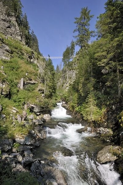 Riesachfaelle waterfalls, Schladminger Tauern mountain range, Styria, Austria, Europe