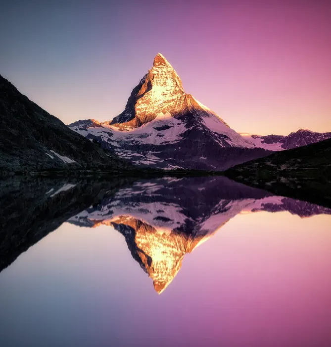 Framed Print : Riffelsee sunrise Framed Print : Riffelsee sunrise