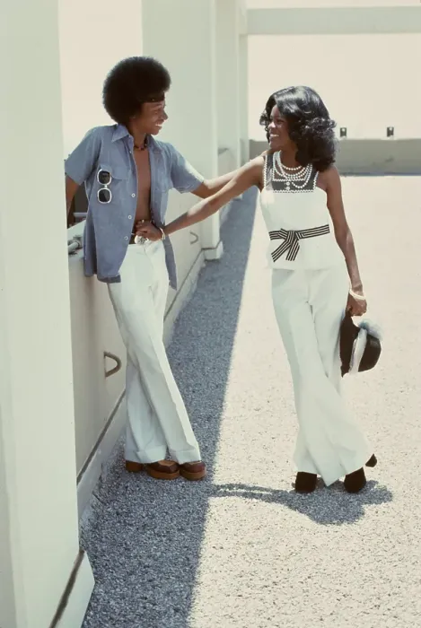 Framed Print : Right On! Fashion Shoot, 1974 Framed Print : Right On! Fashion Shoot, 1974