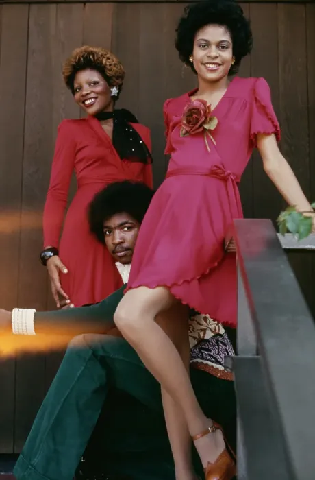 Framed Print : Right On! Fashion Shoot, 1974 Framed Print : Right On! Fashion Shoot, 1974