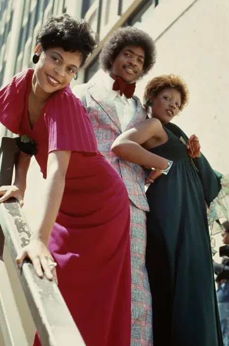 Framed Print : Right On! Fashion Shoot, 1974