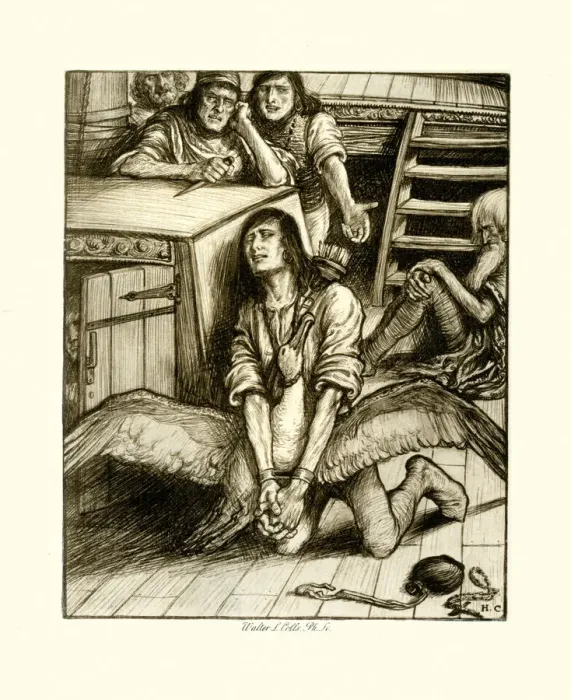 Framed Print : Rime of the Ancient Mariner - What Evil Looks Framed Print : Rime of the Ancient Mariner - What Evil Looks
