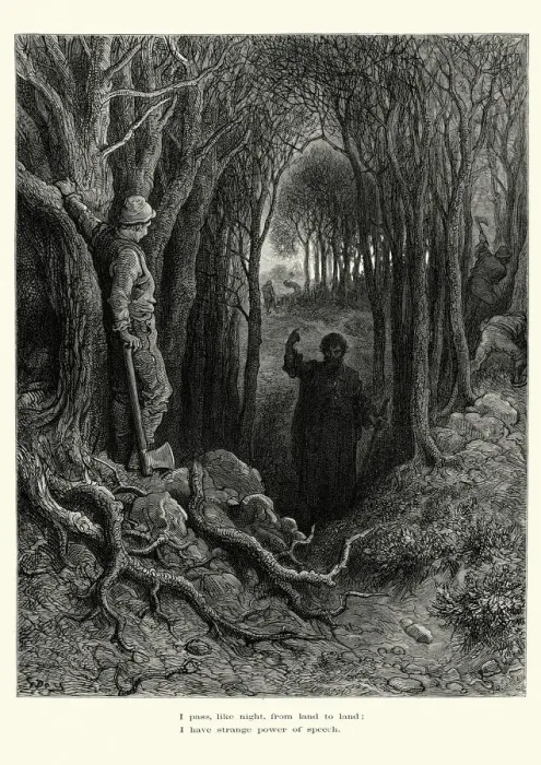 Framed Print : Rime of the Ancient Mariner - I pass like night Framed Print : Rime of the Ancient Mariner - I pass like night