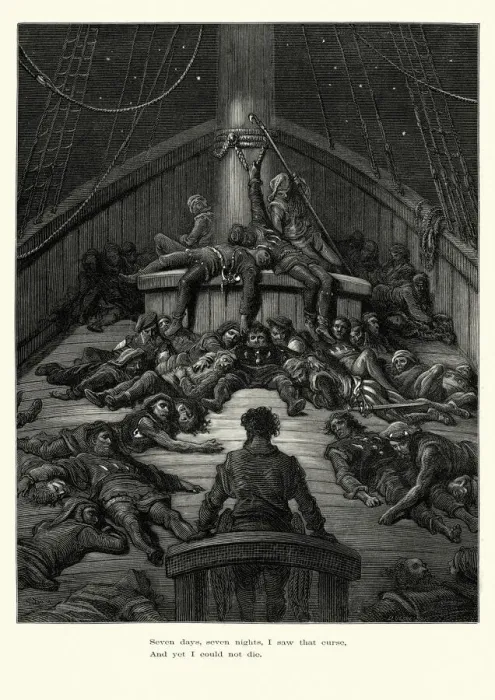 Framed Print : Rime of the Ancient Mariner - I saw that curse Framed Print : Rime of the Ancient Mariner - I saw that curse