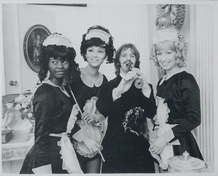 Framed Print : Ringo Starr and Girls in The Magic Christian Framed Print : Ringo Starr and Girls in The Magic Christian
