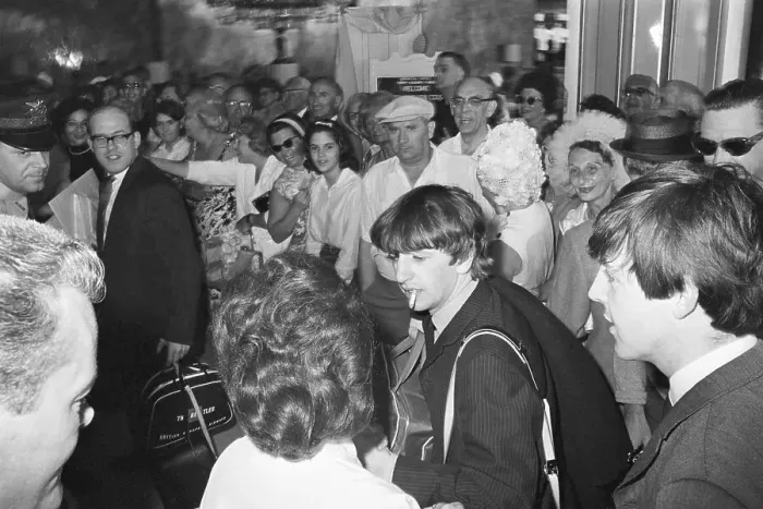 Framed Print : Ringo Starr and Paul McCartney in Crowd Framed Print : Ringo Starr and Paul McCartney in Crowd