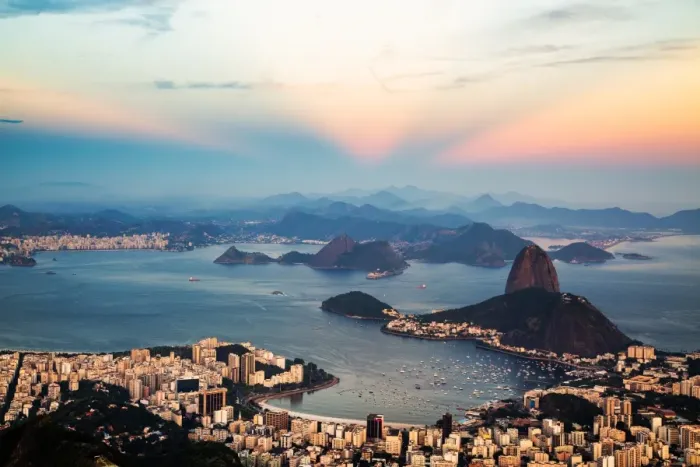 Framed Print : Rio Afterglow Framed Print : Rio Afterglow