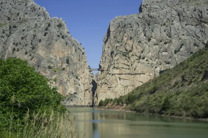 Framed Print : Rio Guadalhorce with Caminito del Rey via ferrata, Alora, Andalucia, Spain Canyon and Via Ferrata Framed Print : Rio Guadalhorce with Caminito del Rey via ferrata, Alora, Andalucia, Spain Canyon and Via Ferrata