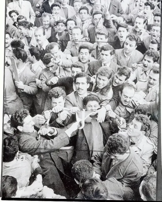 Framed Print : Rioters Waving a British Flag Framed Print : Rioters Waving a British Flag