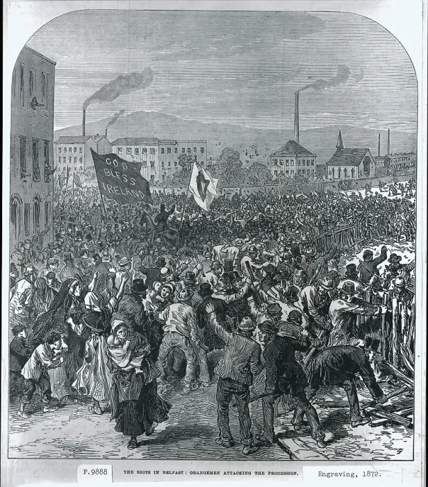 Framed Print : Riots in Belfast Framed Print : Riots in Belfast
