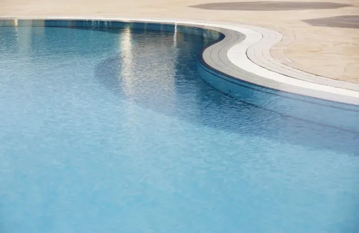 Framed Print : Rippled water surface in a swimming pool, detail, blue with steps below the surface Framed Print : Rippled water surface in a swimming pool, detail, blue with steps below the surface