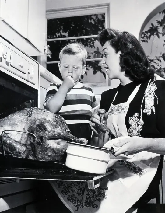 Framed Print : Rise Stevens Cooking Thanksgiving Turkey Framed Print : Rise Stevens Cooking Thanksgiving Turkey