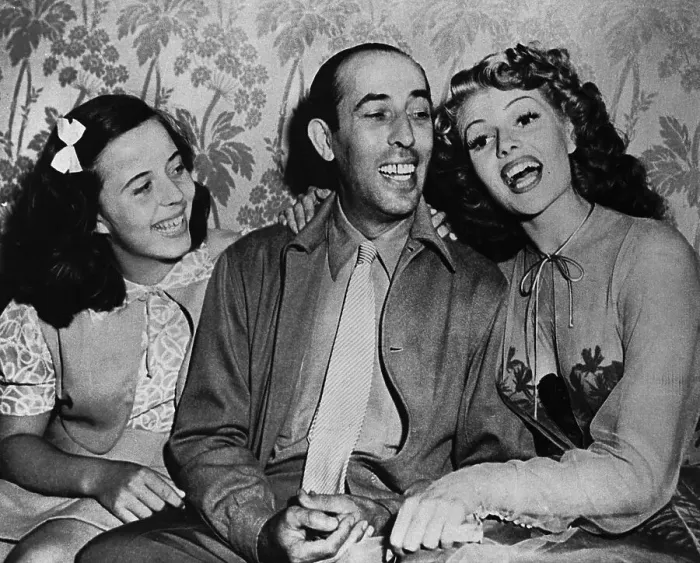 Framed Print : Rita Hayworth with Eduard and Carmina Cansino Framed Print : Rita Hayworth with Eduard and Carmina Cansino
