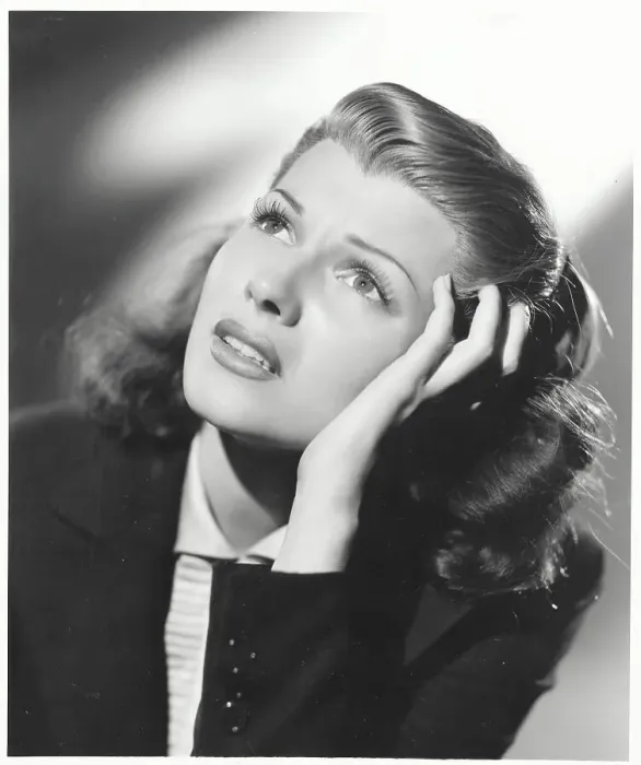 Framed Print : Rita Hayworth Looking Worried Framed Print : Rita Hayworth Looking Worried