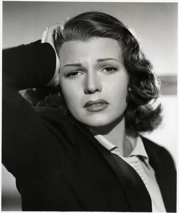 Framed Print : Rita Hayworth Portrait W / Hand On Head Framed Print : Rita Hayworth Portrait W / Hand On Head
