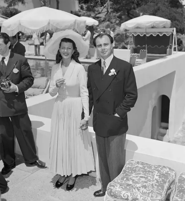 Framed Print : Rita Hayworth and Prince Ali Khan Framed Print : Rita Hayworth and Prince Ali Khan