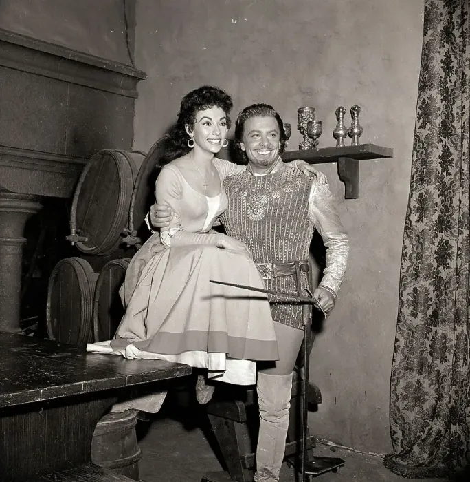 Framed Print : Rita Moreno with Oreste Kirkop in Costume Framed Print : Rita Moreno with Oreste Kirkop in Costume